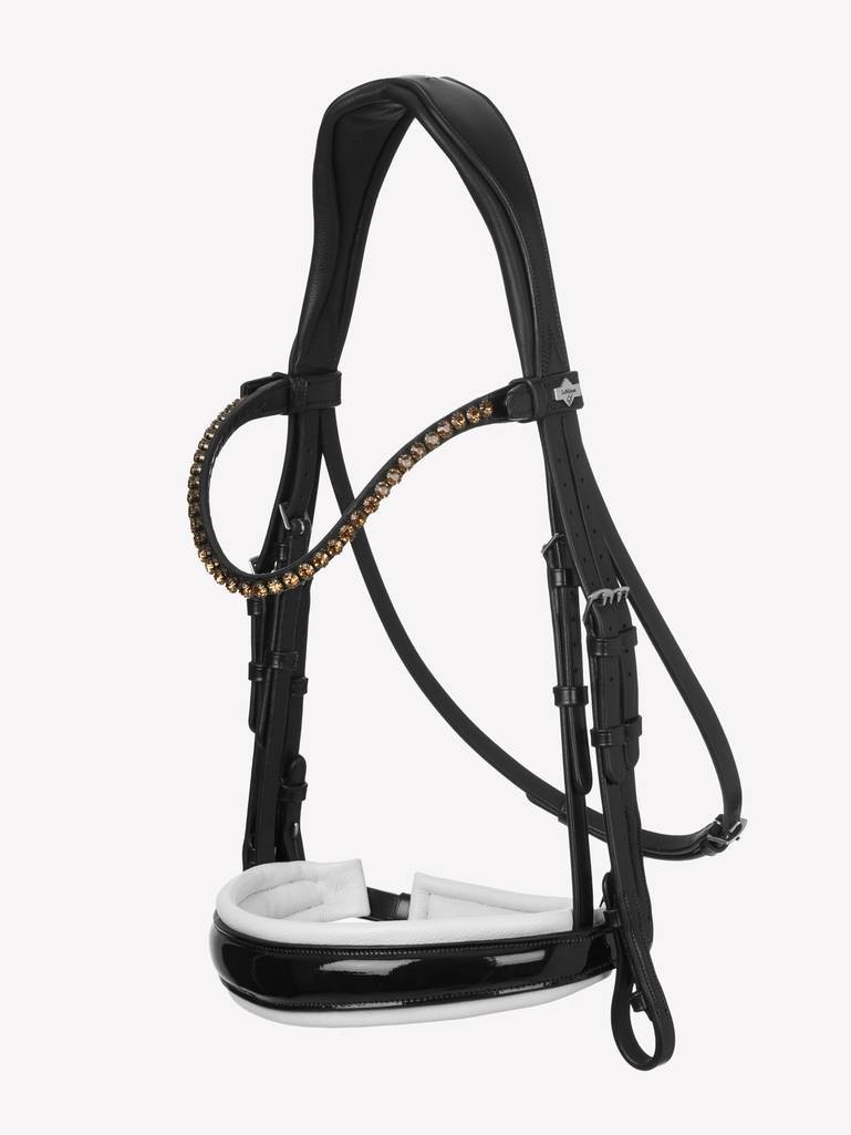 Kudos Double Bridle Black/White