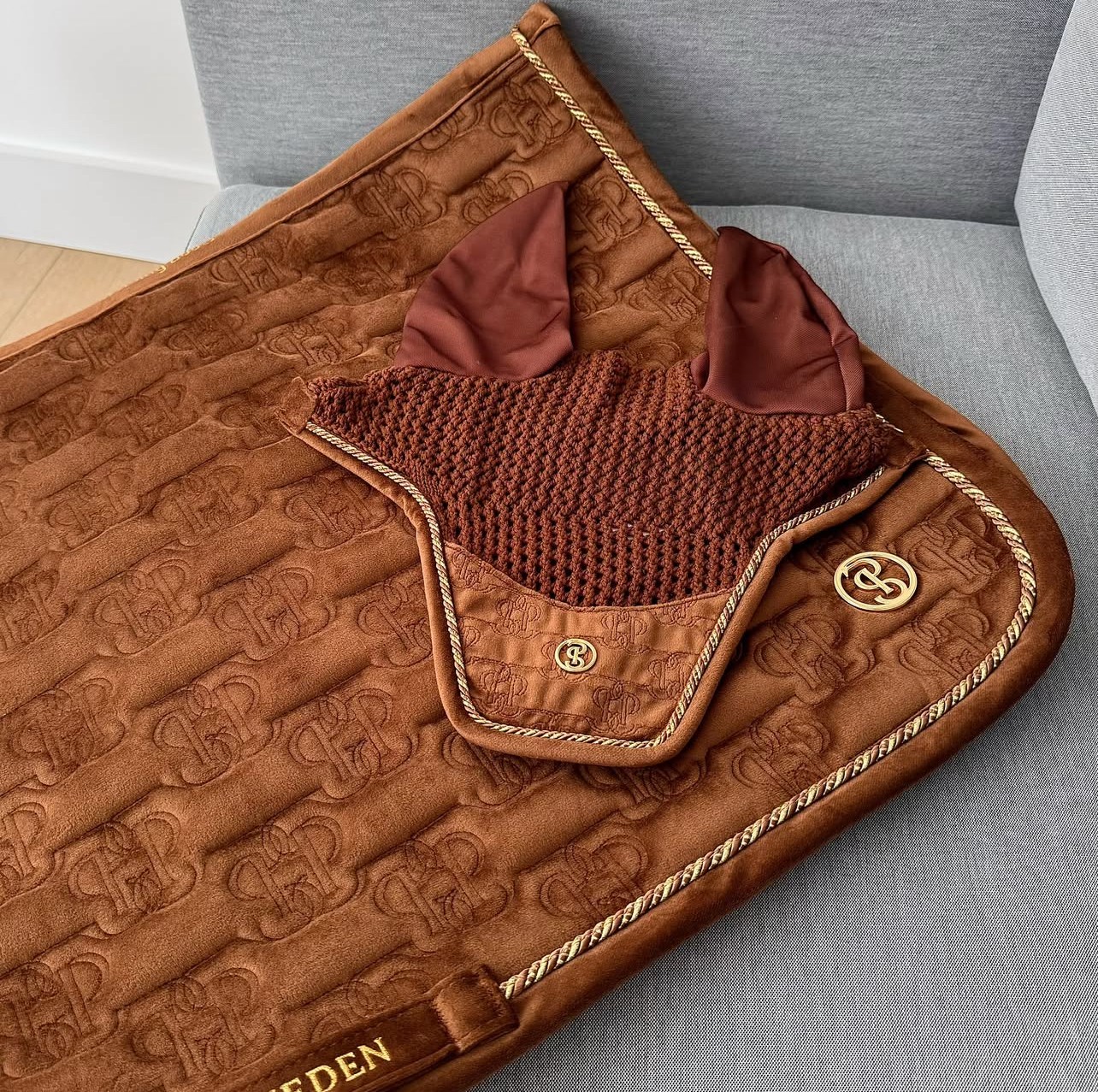 Tapis de selle en velours